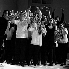 ZWÜSCHE STÜEL U BÄNK / EINE HOMMAGE AN MANI MATTER Gymnasium Unterstrass  Zürich 2012