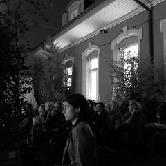 Eröffnung AUF DEN GLEISEN TRIO LACCASAX Stellwerk Basel 2015