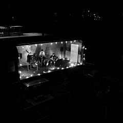 Eröffnung AUF DEN GLEISEN TRIO LACCASAX Stellwerk Basel 2015